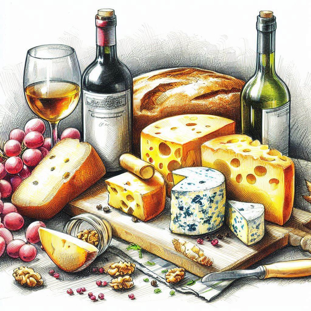 Friends, cheese, wine, and dogs