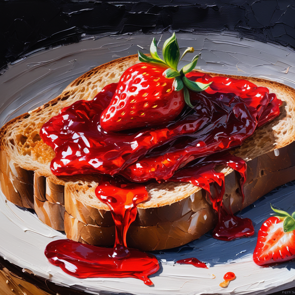 Strawberry jam on toast versus the common cold