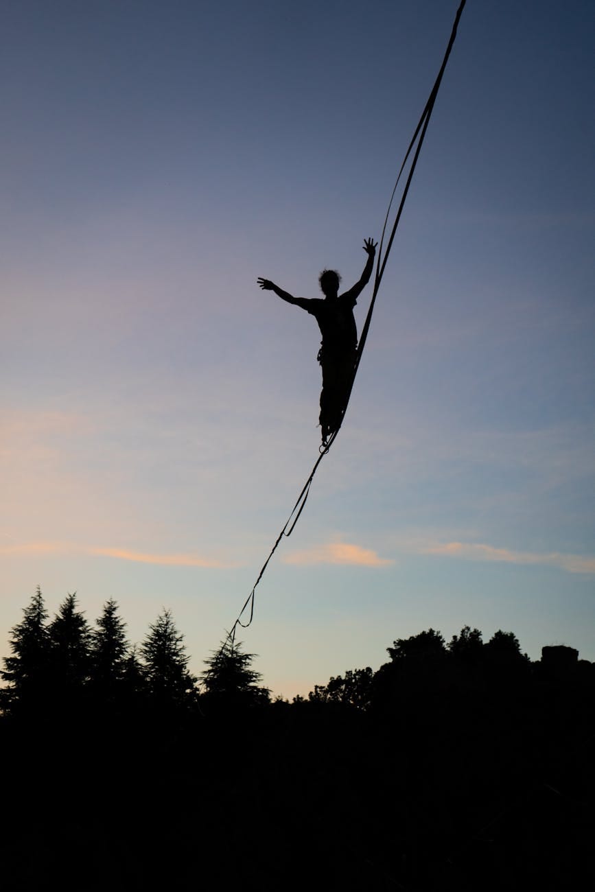 Walking a tightrope
